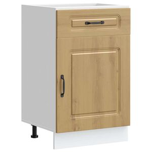 vidaXL k&oslash;kkenunderskab Kalmar konstrueret tr&aelig; egetr&aelig;sfarvet