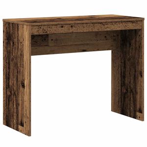 vidaXL skrivebord 90x40x72 cm konstrueret tr&aelig; antikt tr&aelig;