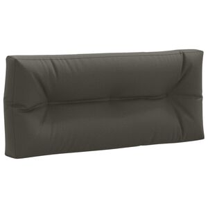 vidaXL Palle rygpude VIANEN 100% polyester Antracit 120 x 40 x 12 cm