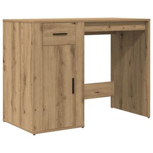 vidaXL skrivebord 100x49x75 cm konstrueret tr&aelig; kunsteg