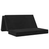vidaXL Samlebar Sofa Seng 160 x 67 x 45 cm Sort
