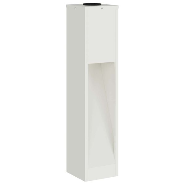 vidaXL Solar Led Sti Lys 2 pcs Hvid Koldvalset St&aring;l