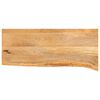 vidaXL bordplade 90x30x2,5 cm naturlig kant massivt mangotr&aelig;