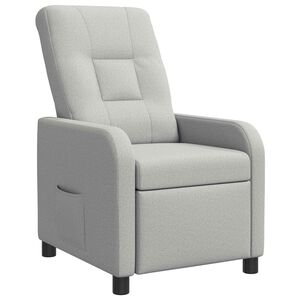 vidaXL Recliner Skygr&aring; Stof