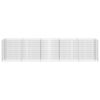 vidaXL gabion-h&oslash;jbed 450x50x100 cm galvaniseret st&aring;l