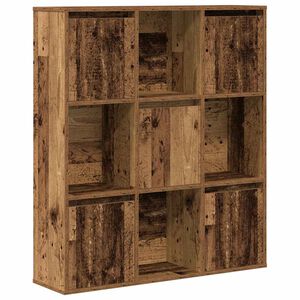 vidaXL bogreol 89x24x101,5 cm konstrueret tr&aelig; gammelt tr&aelig;look