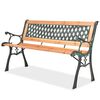 vidaXL haveb&aelig;nk 122 cm tr&aelig;