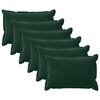vidaXL Pudebetr&aelig;k 6 pcs HOUTEN M&oslash;rkegr&oslash;n 50 x 70 cm Fl&oslash;jl