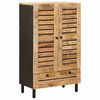 vidaXL Opbevaringsskabe Naturfarvet 60 x 33 x 100 cm Massivt mangotr&aelig;