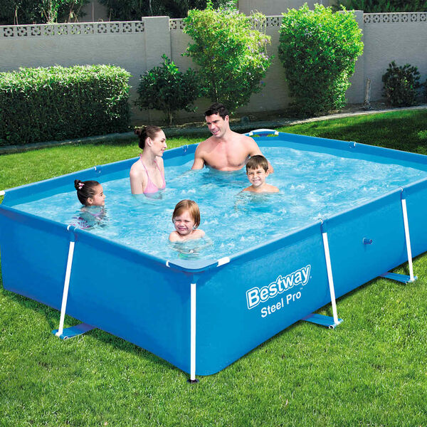 Bestway Steel Pro swimmingpool med st&aring;lstel 259x170x61 cm 56403