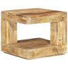 vidaXL sofabord 45x45x40 cm massivt mangotr&aelig;