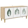 vidaXL TV-skab HANAU 102 x 33 x 50 cm Sonoma-eg Konstrueret tr&aelig;