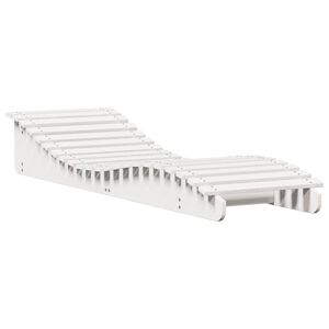 vidaXL liggestol 205x60x31,5 cm massivt fyrretr&aelig; hvid