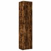 vidaXL skab 50x42,5x225 cm smalt konstrueret tr&aelig; r&oslash;get egetr&aelig;sfarve