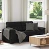 vidaXL 2-personers sofa 180x81x84 cm stof sort