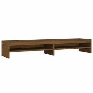vidaXL sk&aelig;rmholder 100x24x16 cm massivt fyrretr&aelig; gyldenbrun