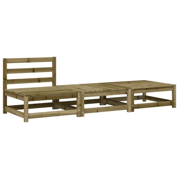 vidaXL sofa med hynder og fodskamler uden arml&aelig;n