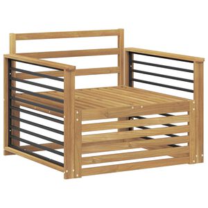 vidaXL Udend&oslash;rs sofa Massivt Akacietr&aelig; Hvid