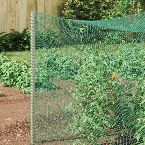 vidaXL Fuglebeskyttelsesnet Gr&oslash;n 2 x 5 m Polyethylen