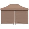 vidaXL Party Tent Brun 279 x 410 x 315 cm Oxford stof