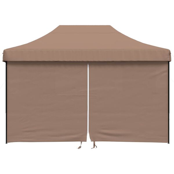 vidaXL Party Tent Brun 279 x 410 x 315 cm Oxford stof