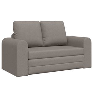 vidaXL Sovesofa Gr&aring;brun 148 x 71 x 83 cm Stof