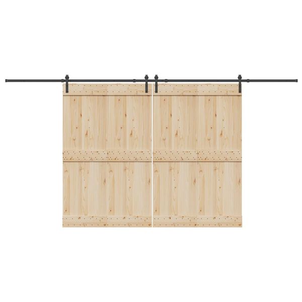 vidaXL skinnes&aelig;t til skyded&oslash;r 427 cm st&aring;l sort