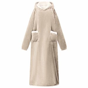 vidaXL T&aelig;ppe-hoodie Beige M Fleece og Flannel
