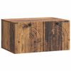 vidaXL V&aelig;gh&aelig;ngt TV-skab Gammelt tr&aelig; 59,5 x 41 x 30 cm Konstrueret tr&aelig;
