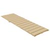 vidaXL hynde til liggestol 200x70x4 cm stof meleret beige