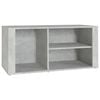vidaXL skoreol 100x35x45 cm konstrueret tr&aelig; betongr&aring;
