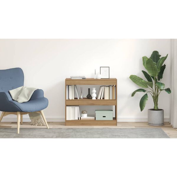 vidaXL bogreol/rumdeler 80x30x72 cm kunsteg