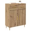 vidaXL Sideboard Artisan Egetr&aelig; 69,5 x 34 x 90 cm Konstrueret tr&aelig;