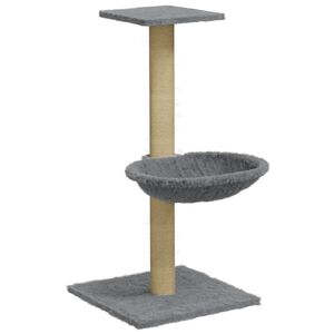 vidaXL kradsetr&aelig; med sisalkradsestolpe 74 cm lysegr&aring;