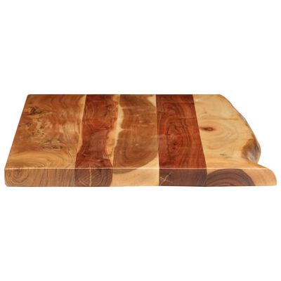 vidaXL bordplade til toiletbord 100x52x3,8 cm massivt akacietræ