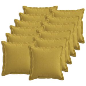 vidaXL Pudebetr&aelig;k 12 stk. HOUTEN Lys gr&oslash;n 40 x 40 cm Faux Linned