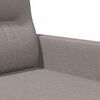 vidaXL 3-personers sofa 180 cm stof gr&aring;brun