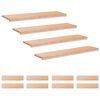 vidaXL Trappetrin 12 stk. 120 x 30 x 2 cm Naturfarvet Solid b&oslash;g
