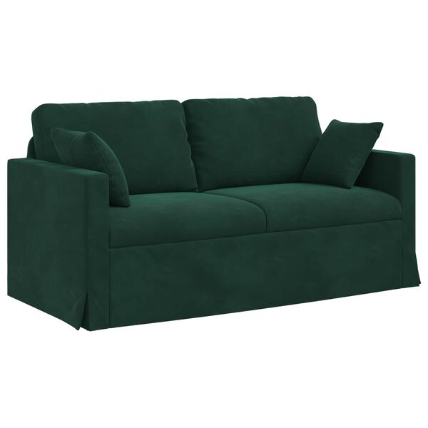 vidaXL Sofa M&oslash;rkegr&oslash;n