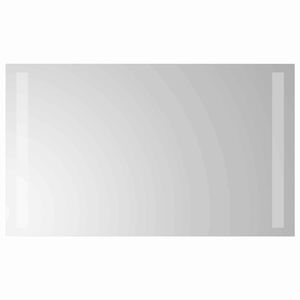 vidaXL LED badev&aelig;relsesspejl Transparent 60 x 30 cm h&aelig;rdet glas