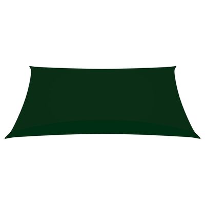 vidaXL solsejl 2x4,5 m rektangulær oxfordstof mørkegrøn