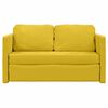 vidaXL 2-i-1 sovesofa 122x204x55 cm velour m&oslash;rkegul