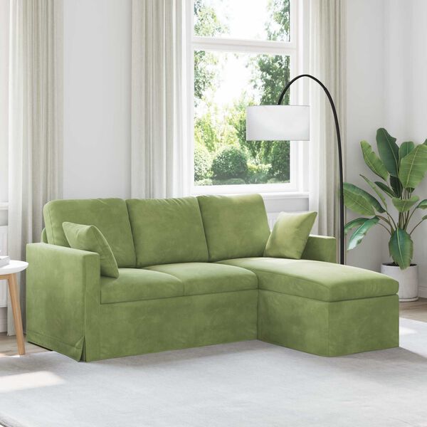 vidaXL Sofa Lys gr&oslash;n
