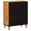 vidaXL Sideboard Naturfarvet 60 x 33,5 x 75 cm Massivt mangotr&aelig;