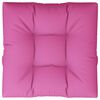 vidaxL pallehynde 80x80x12 cm stof pink