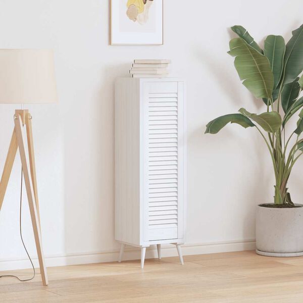 vidaXL skabsl&aring;ge 99x29,5 cm lameldesign hvid