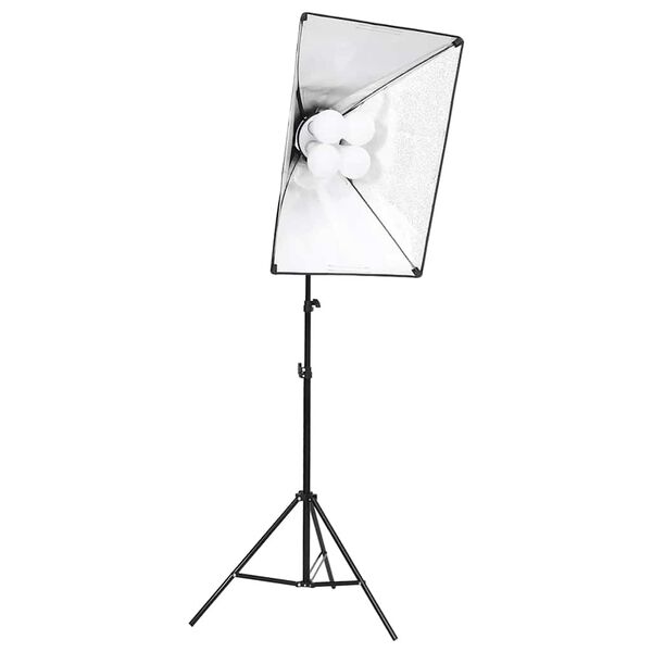 vidaXL belysningss&aelig;t med softboxes til fotostudie