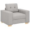 vidaXL sofastol 100x78x80 cm stof skygr&aring;