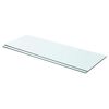 vidaXL hylder 2 stk. glaspanel 70 x 25 cm klar