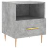 vidaXL sengebord 40x35x47,5 cm konstrueret tr&aelig; betongr&aring;